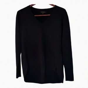 Banana Republic Black V-Neck Sweater
